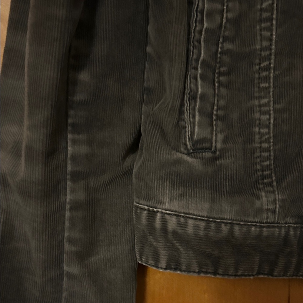 GAP Women's Dark Grey Corduroy Jacket Small - Picture 4 of 7